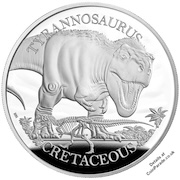 2024 Tyrannosaurus 1oz Silver Proof £2 - Charles III